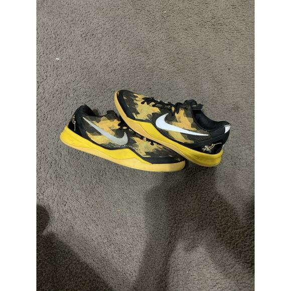 Size 11- Nike Kobe 8 Sulfur Electric 2012 Reglued And Wearable 555035-001 main image 6